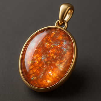 An orange keychain